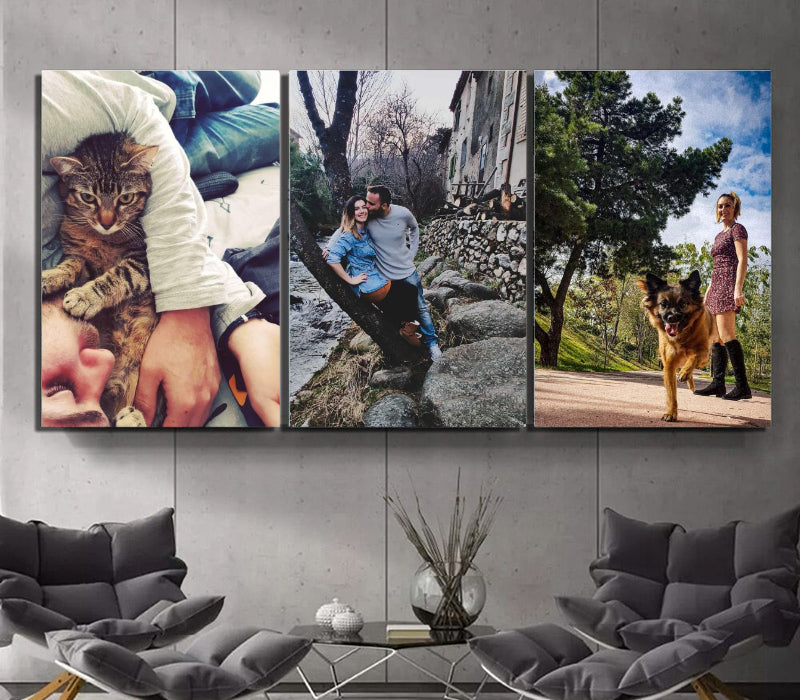 Personalizado a Medida Lienzo Artístico Edición Limitada 3 Piezas - ARTYHC™