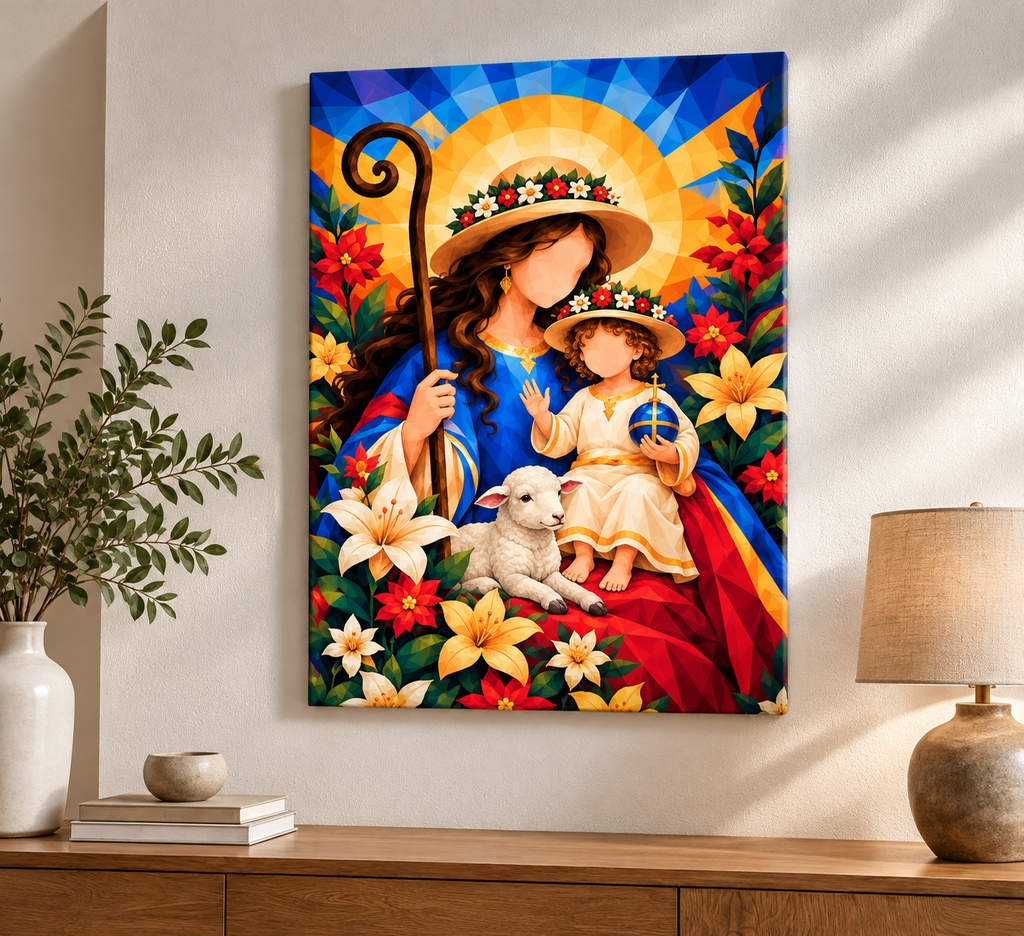 La Divina Pastora Lienzo Artístico 1 Pieza