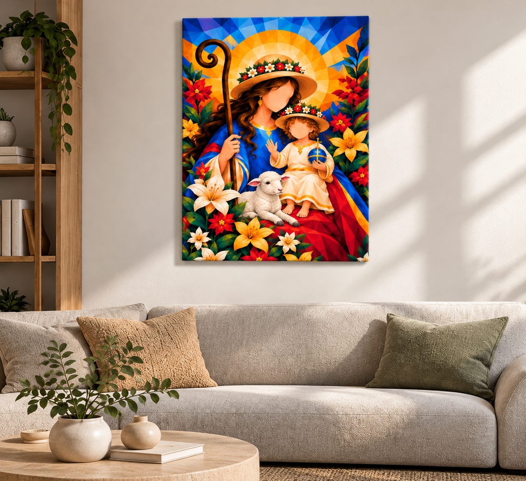 La Divina Pastora Lienzo Artístico 1 Pieza