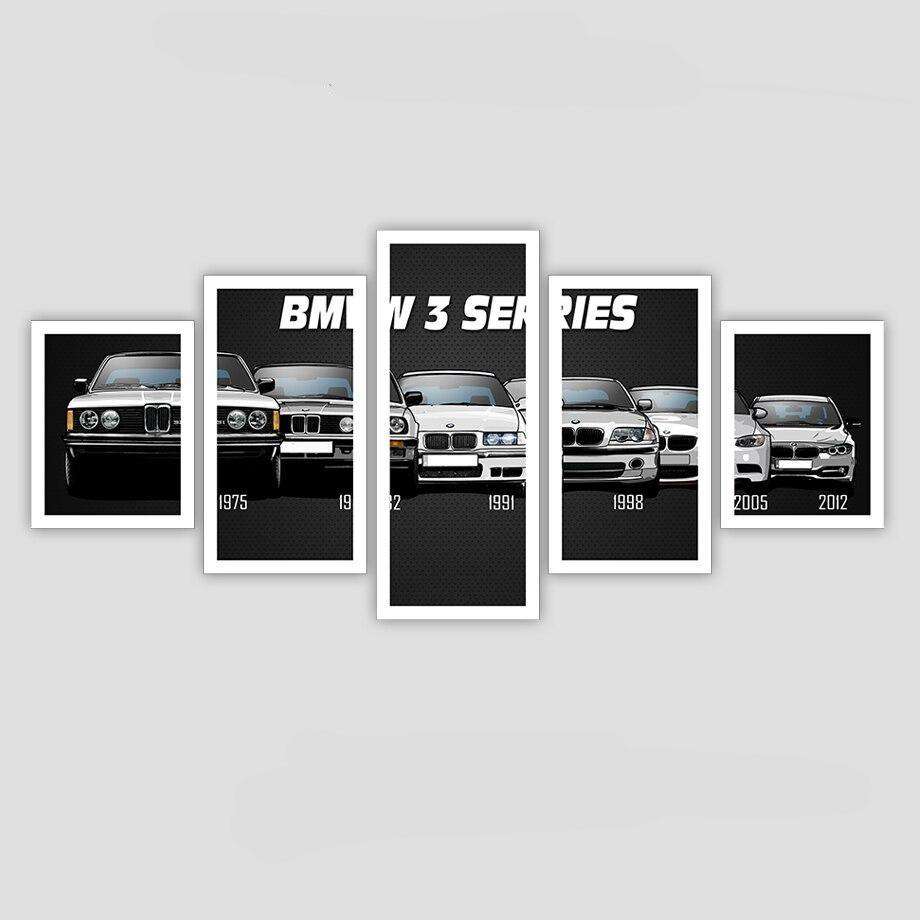BMW Series Lienzo Artístico 5 Piezas - ARTYHC™