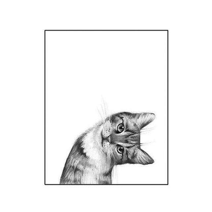 Lindo Gatito Lienzo Artístico 1 Pieza - ARTYHC™