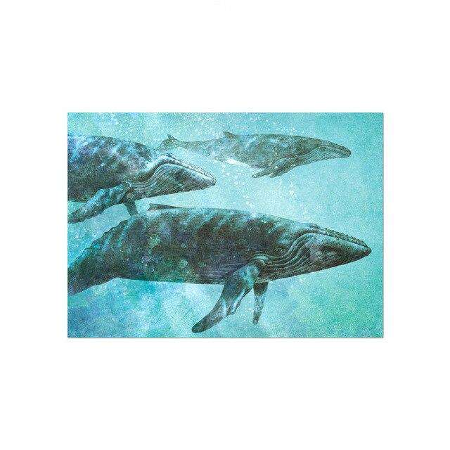 En el Fondo Marino Lienzo Artístico 1 Pieza - ARTYHC™