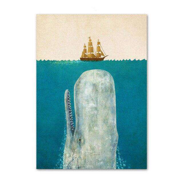 En el Fondo Marino Lienzo Artístico 1 Pieza - ARTYHC™