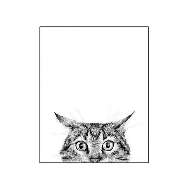 Lindo Gatito Lienzo Artístico 1 Pieza - ARTYHC™