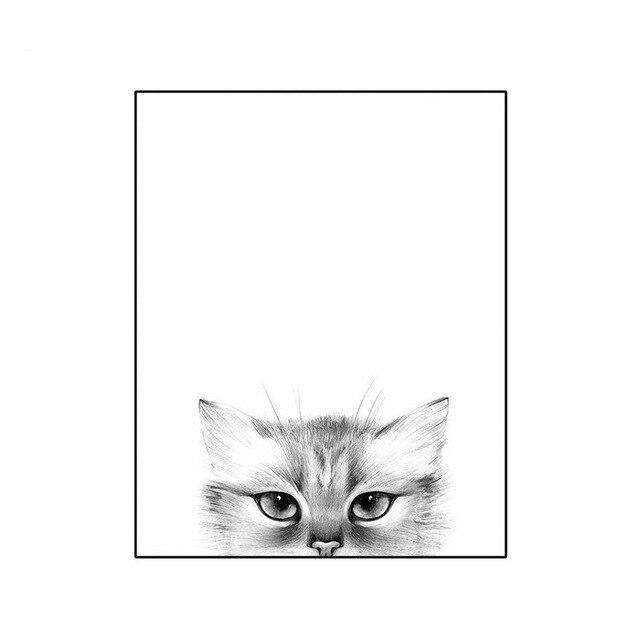 Lindo Gatito Lienzo Artístico 1 Pieza - ARTYHC™
