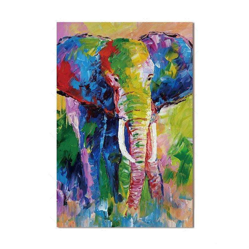 Animales Abstractos Lienzo Artístico 1 Pieza - ARTYHC™