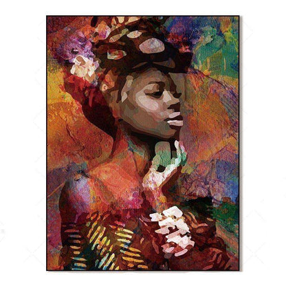 Belleza Africana Lienzo artístico 1 o 2 Piezas - ARTYHC™