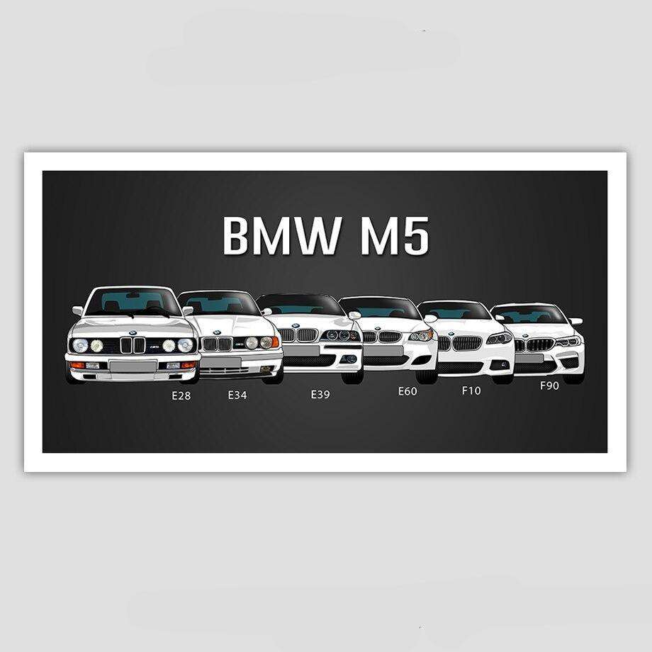 BMW Series Lienzo Artístico 1 Pieza - ARTYHC™