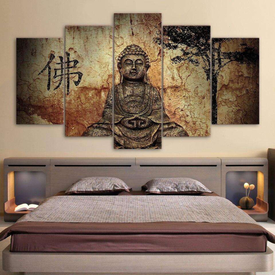 Zen Buda Lienzo Artístico 5 Piezas - ARTYHC™