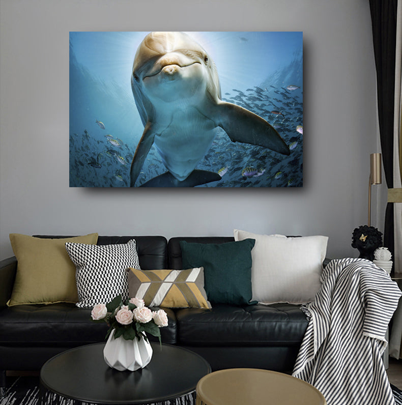 Vida de Delfín Lienzo Artístico 1 pieza - ARTYHC™