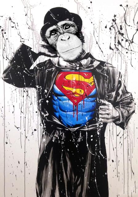 Monos Divertidos Lienzo Artístico 1 Pieza - ARTYHC™