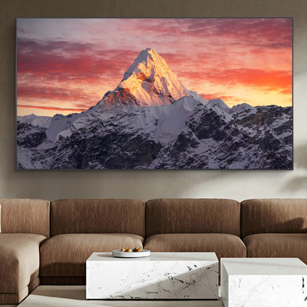 Atardecer en el Everest Lienzo Artístico Edición Limitada 1 Pieza - ARTYHC™