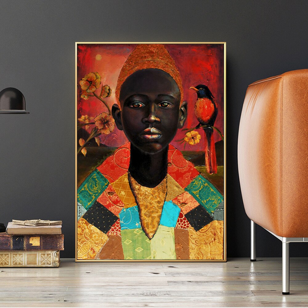 El Niño Africano Lienzo Artístico Edición Limitada 1 Pieza - ARTYHC™