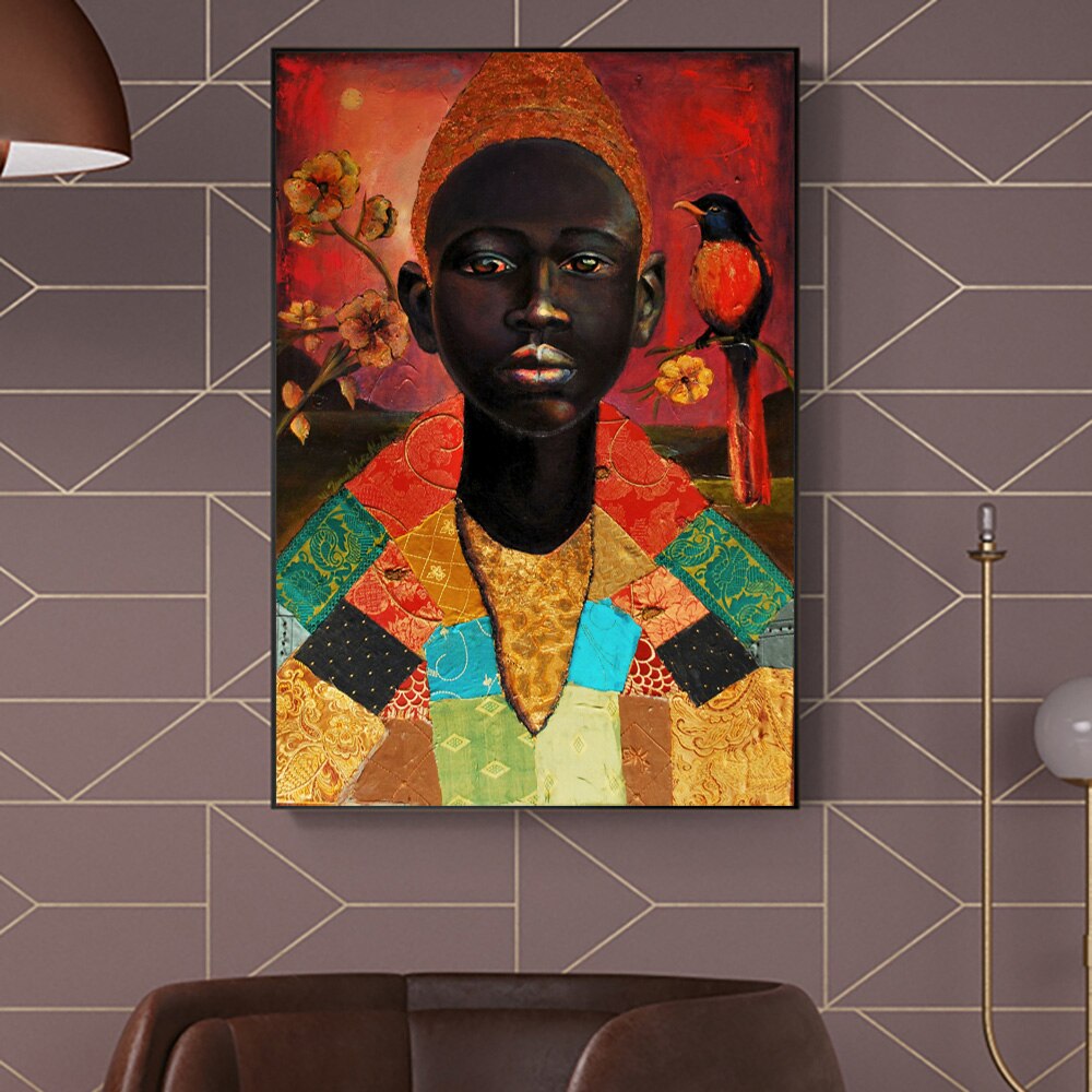 El Niño Africano Lienzo Artístico Edición Limitada 1 Pieza - ARTYHC™