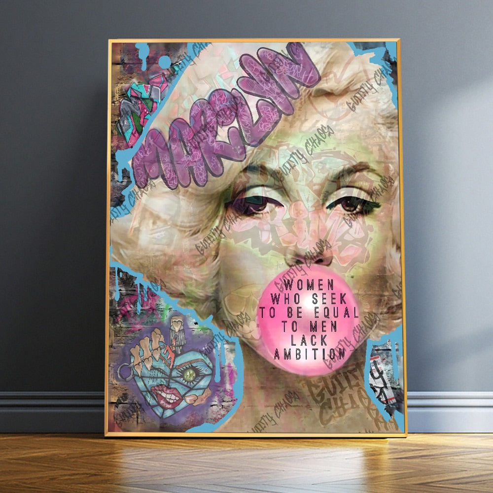 La Icónica Marilyn Lienzo Artístico Edición Limitada 1 Pieza - ARTYHC™