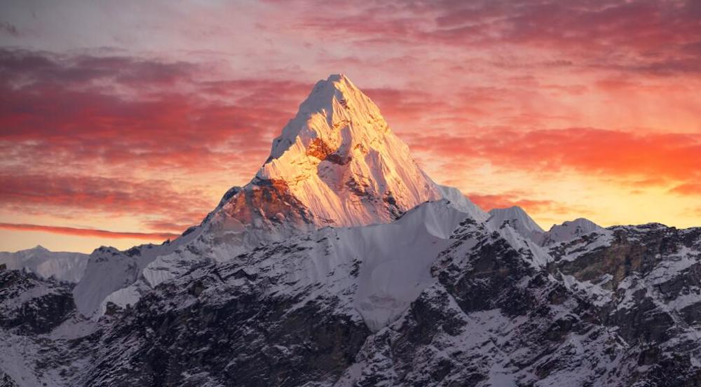 Atardecer en el Everest Lienzo Artístico Edición Limitada 1 Pieza - ARTYHC™