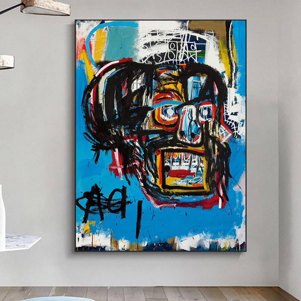 Abstracción Jean-Michel Basquiat Lienzo Artístico Edición Limitada 1 Pieza - ARTYHC™