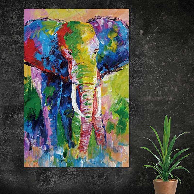 Animales Abstractos Lienzo Artístico 1 Pieza - ARTYHC™