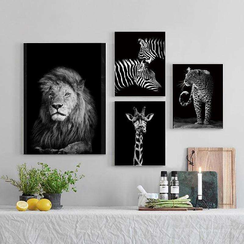 Elegancia Animal Estilo 2 Lienzo Artístico 1 Pieza - ARTYHC™