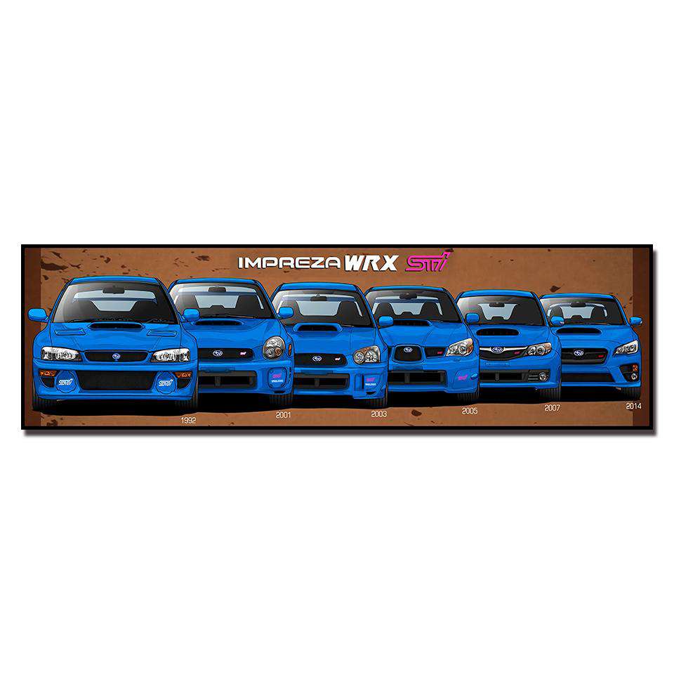 Subaru WRX Evolución Lienzo Artístico 1 Pieza - ARTYHC™
