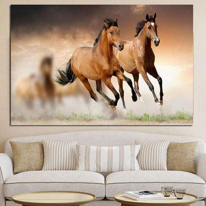 Carrera de Caballos Lienzo Artístico 1 Pieza - ARTYHC™