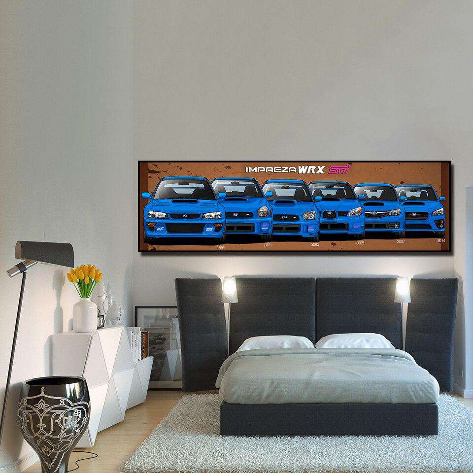 Subaru WRX Evolución Lienzo Artístico 1 Pieza - ARTYHC™