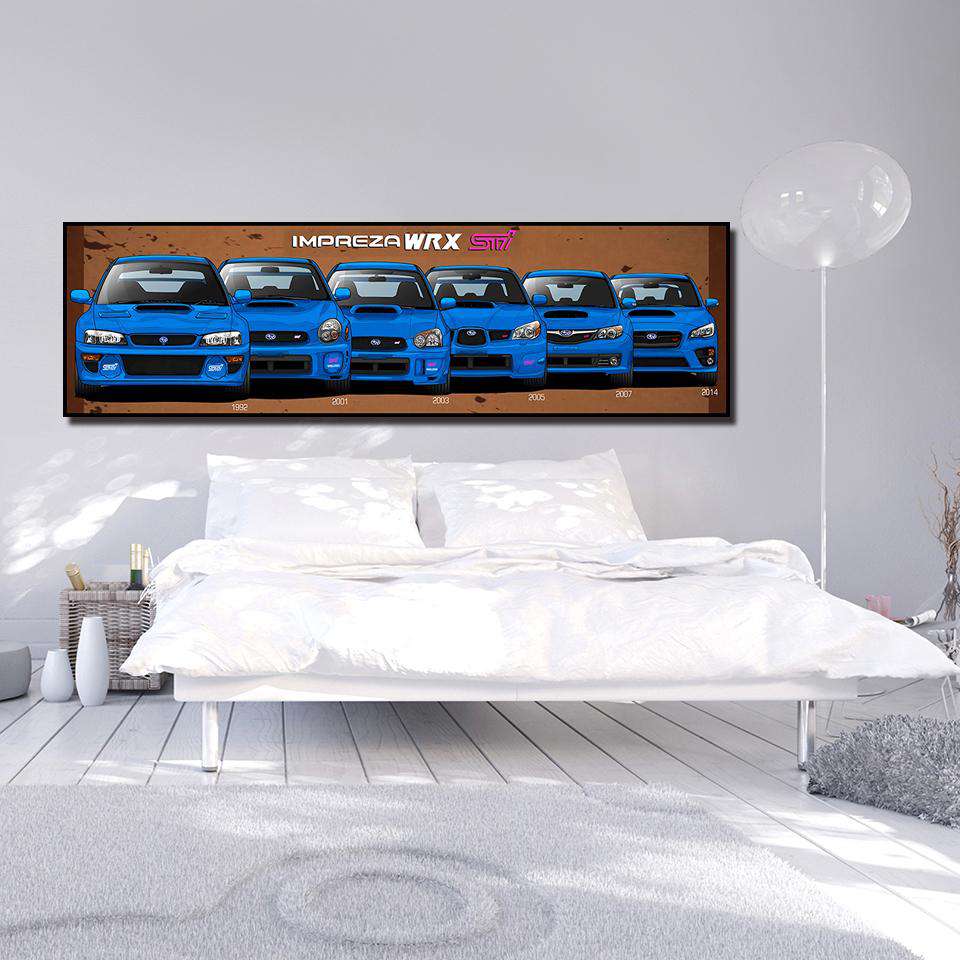 Subaru WRX Evolución Lienzo Artístico 1 Pieza - ARTYHC™