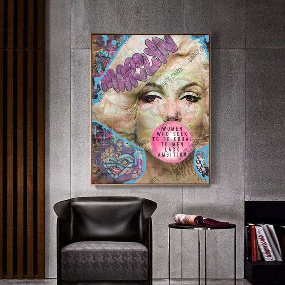 La Icónica Marilyn Lienzo Artístico Edición Limitada 1 Pieza - ARTYHC™