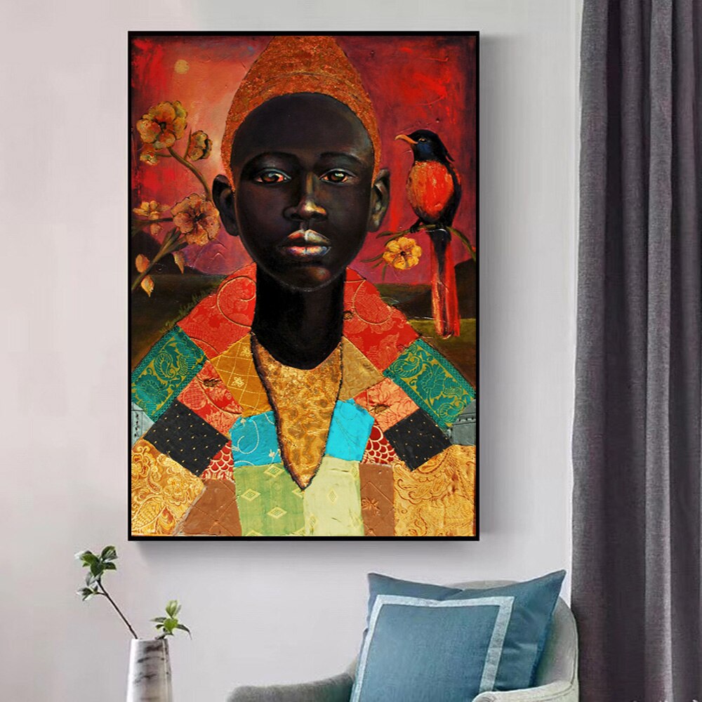 El Niño Africano Lienzo Artístico Edición Limitada 1 Pieza - ARTYHC™