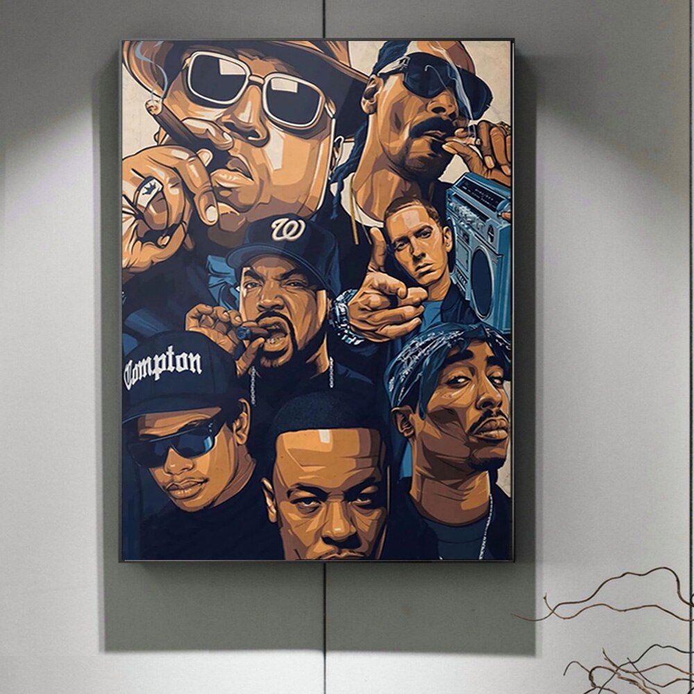 La Costa Oeste del Rap Lienzo Artístico Edición Limitada 1 Pieza - ARTYHC™