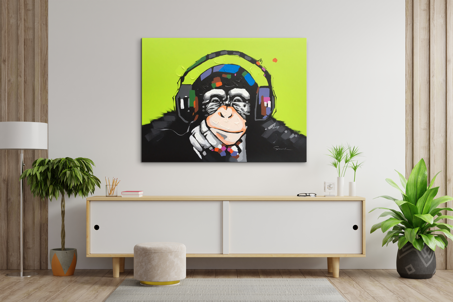 Music Money Estilo 2 Lienzo Artístico 1 Pieza - ARTYHC™