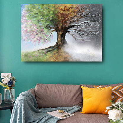 El Árbol de las Estaciones Lienzo Artístico 1 Pieza - ARTYHC™