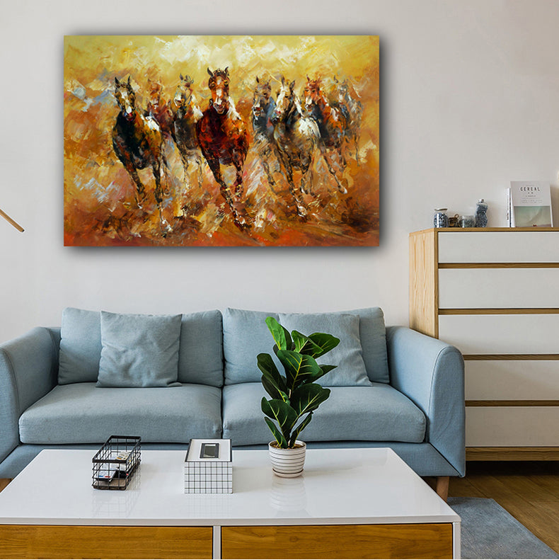 Caballos al Trote Lienzo Artístico 1 Pieza - ARTYHC™