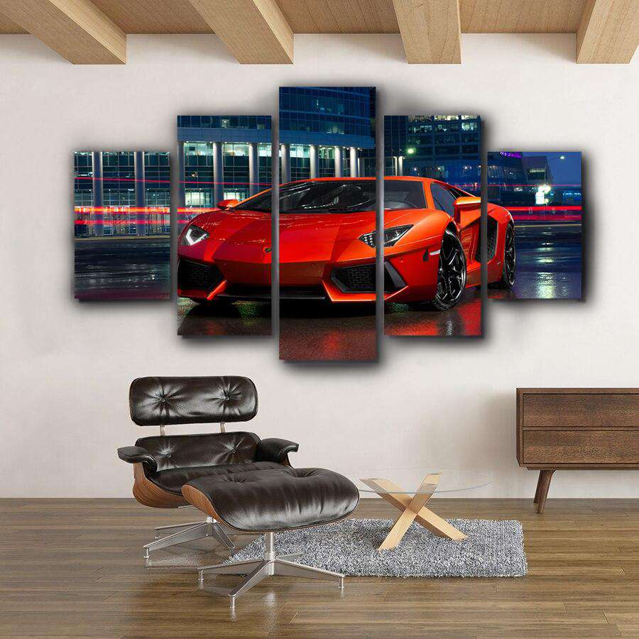 Lamborghini Huracán Lienzo Artístico 5 Piezas - ARTYHC™
