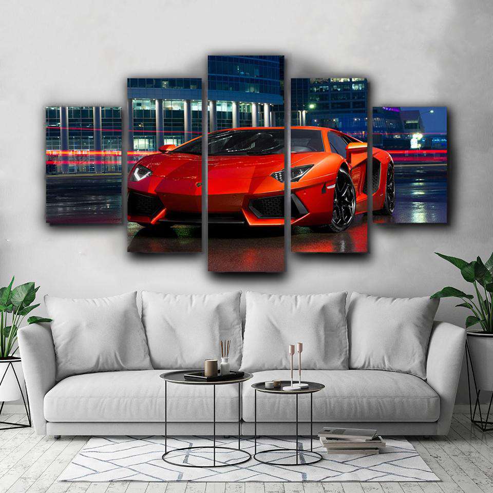 Lamborghini Huracán Lienzo Artístico 5 Piezas - ARTYHC™