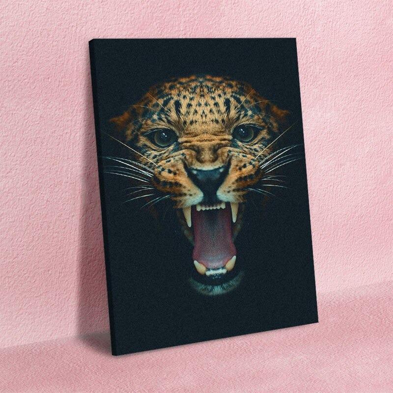 Leopardo en la Sombra Lienzo Artístico 1 Pieza - ARTYHC™