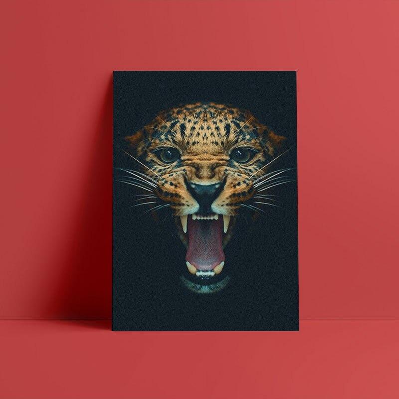 Leopardo en la Sombra Lienzo Artístico 1 Pieza - ARTYHC™
