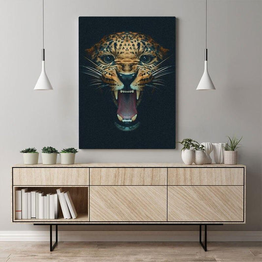 Leopardo en la Sombra Lienzo Artístico 1 Pieza - ARTYHC™