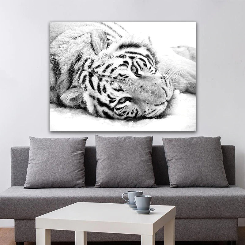 Blanco Nieve Lienzo Artístico 1 Pieza - ARTYHC™