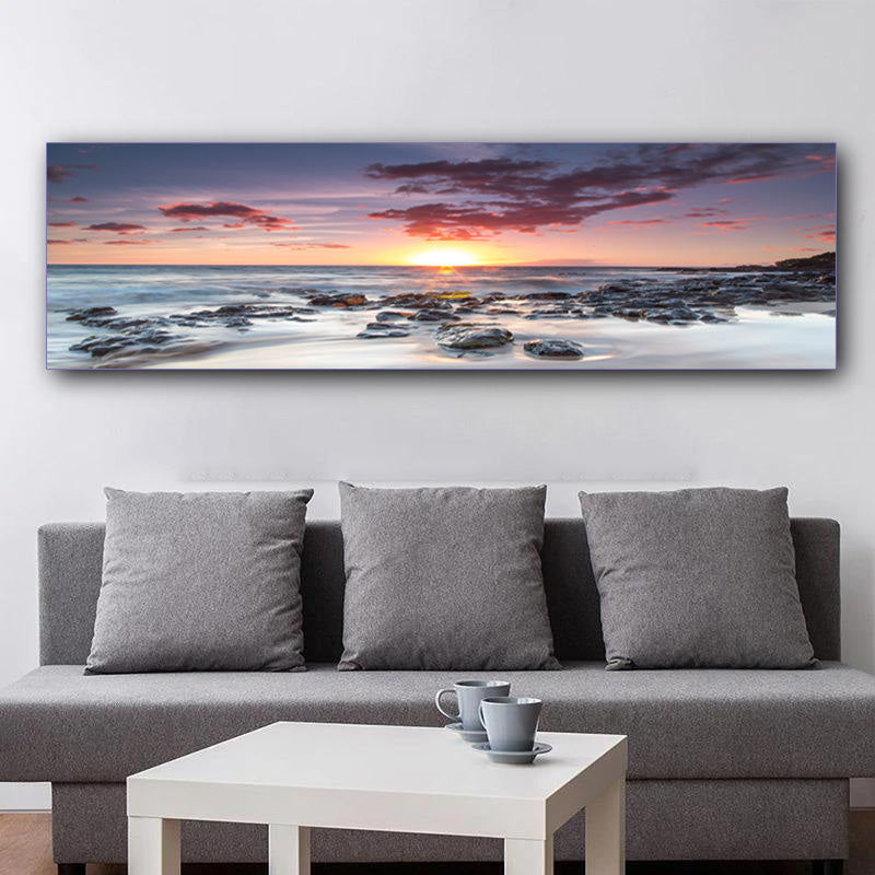 Atardecer en la Costa Lienzo Artístico 1 Pieza - ARTYHC™