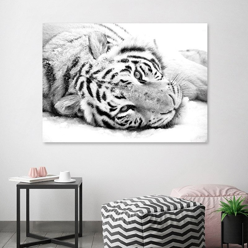 Blanco Nieve Lienzo Artístico 1 Pieza - ARTYHC™