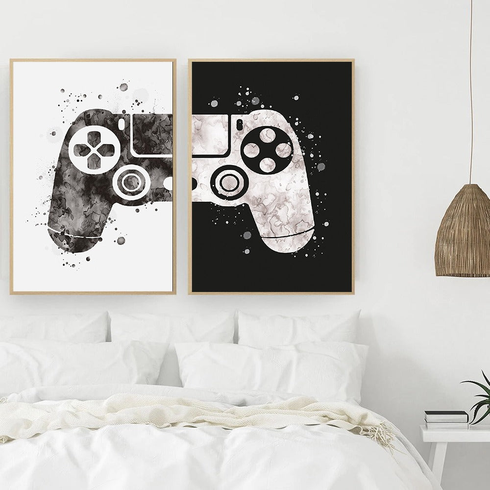 Gaming Controller Lienzo Artístico 2 Piezas - ARTYHC™