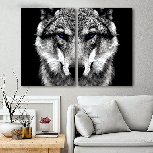 La Mirada del Lobo Lienzo Artístico 1 o 2 Piezas - ARTYHC™