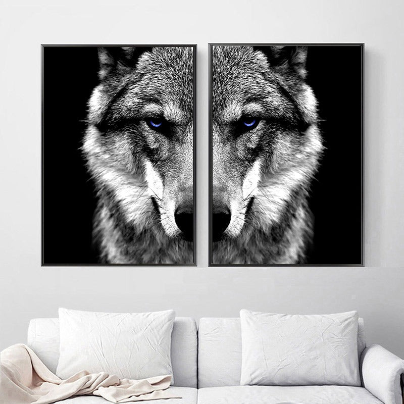 La Mirada del Lobo Lienzo Artístico 1 o 2 Piezas - ARTYHC™
